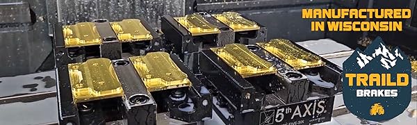 Traild Brass brake pads manufactured in Wisconsin