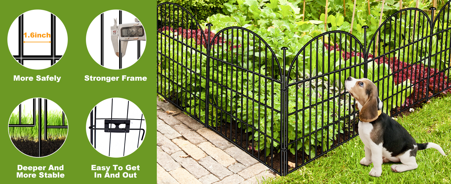 garden fence with gate