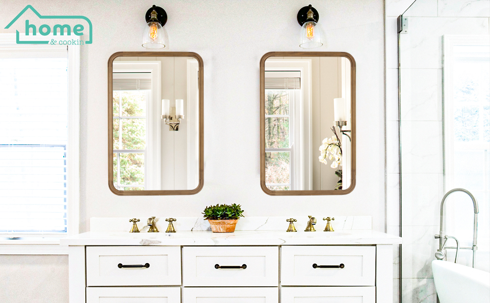 wood mirror