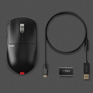 Pulsar Gaming Gears X2H eS Wireless Gaming Mouse Black
