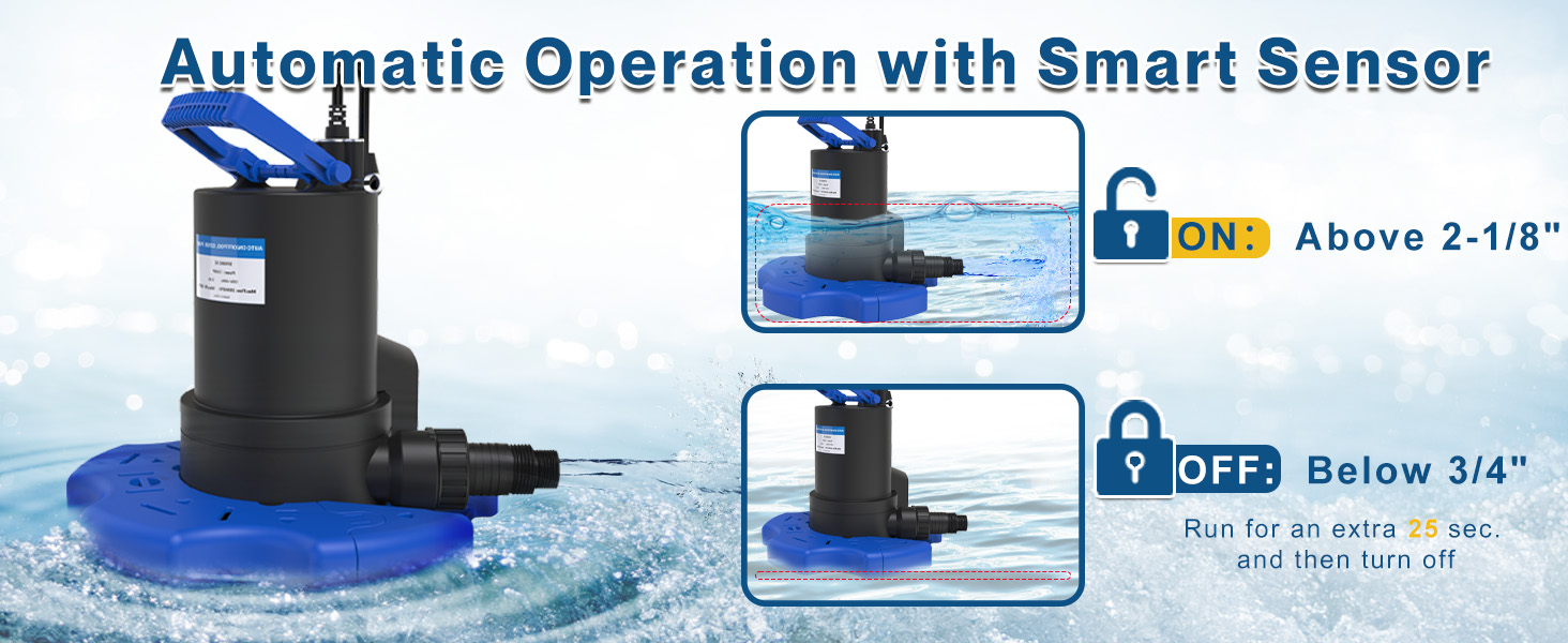 pool cover pump automatic