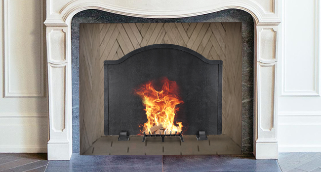 fireplace deflector