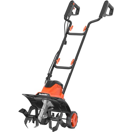 14 Inch 12 Amp Corded Tiller for Gardening with Foldable Handle