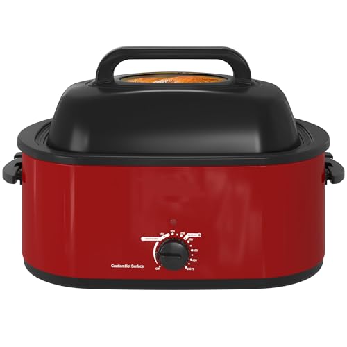 Turkey Roaster Oven with Removable Pan and Rack