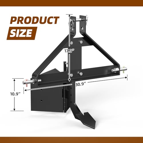 Heavy Duty Middle Buster Plow 3 Point Hitch Tractors Steel Furrowing Plow