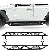 Tokmowin Rear Bumper Compatible for 2007-2018 Jeep Wrangler JK, Rock Crawler Bumper w/2