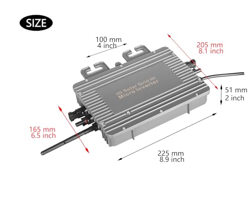 120/230V Automatic Identification for 2 Solar Panels (US Plug)