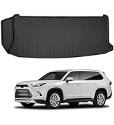 Kistrba Truck Mat Cargo Liner Compatible with 2024 Toyota Grand Highlander XLE/Hybrid XLE (Trunk ...