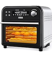 Air Fryer Oven, CKOZESE 22QT Toaster Oven Air Fryer, 5-In-1 Toaster Air Fryer Combo With Warm, Br...