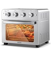 Air Fryer Toaster Oven Combo, 14QT Air Fryer Oven Countertop, 8-in-1 Smart Toaster Convection Ove...