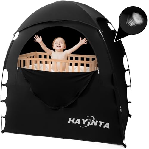 Portable Travel Crib Blackout Canopy Cover
