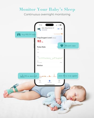 Baby Oxygen Monitor Tracking Avg O2