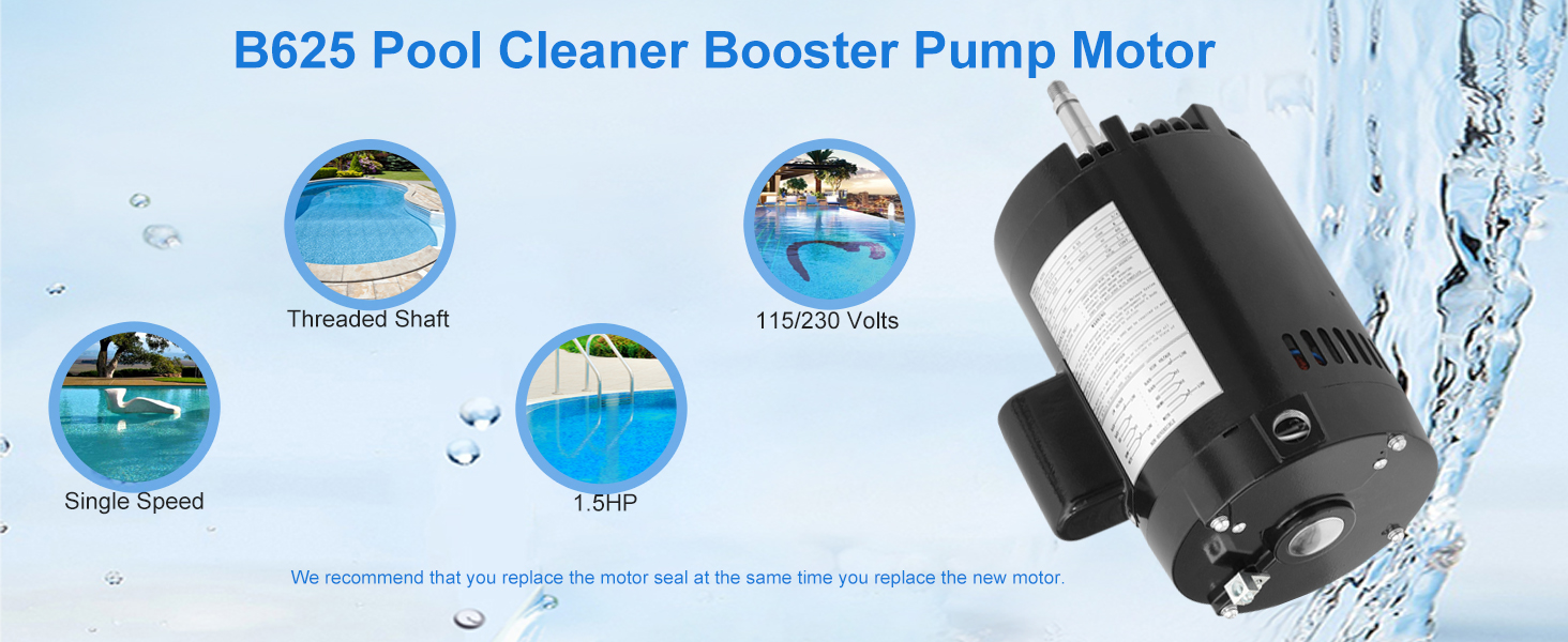 B625 Booster Pump Motor