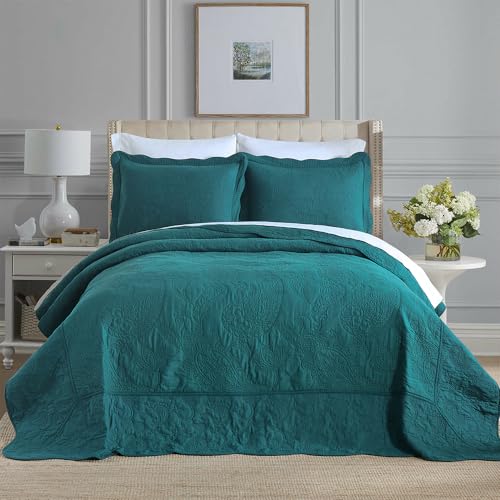 3 Pieces Reversible Comforters Coverlets for All Seasons