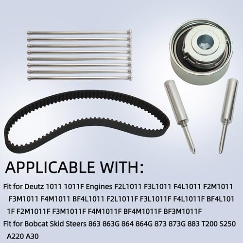 Timing Belt with Timing Alignment Pins and Pushrods # 02931480 02109085