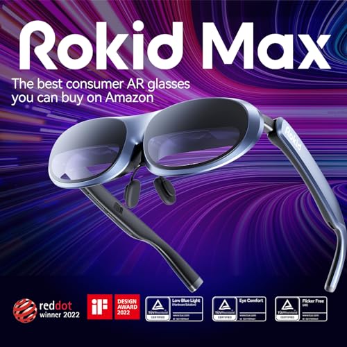 Smart Glasses with 360'' Micro-OLED Virtual Theater