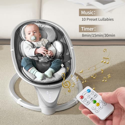 Electric Swing for Newborn with 5 Swing Speed