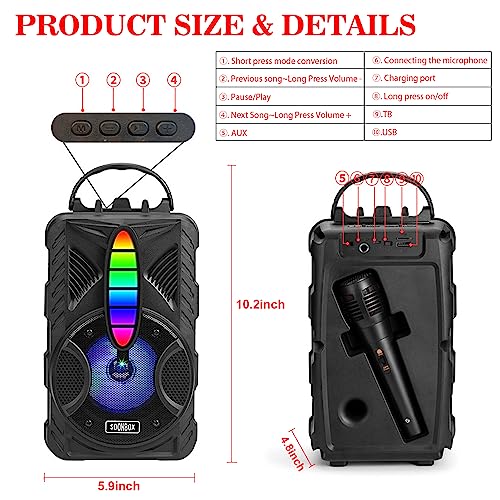 IPX5 Waterproof Speaker with HD Sound