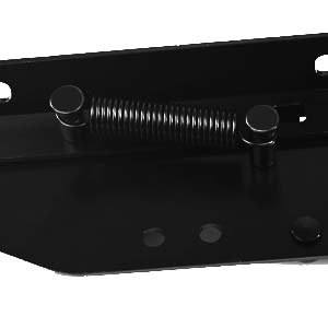 It is equipped with a damper that allows the unit to slide gently into the cabinet.