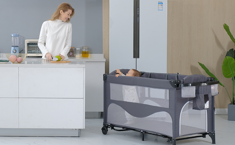 Baby Bassinet Bedside Cribs