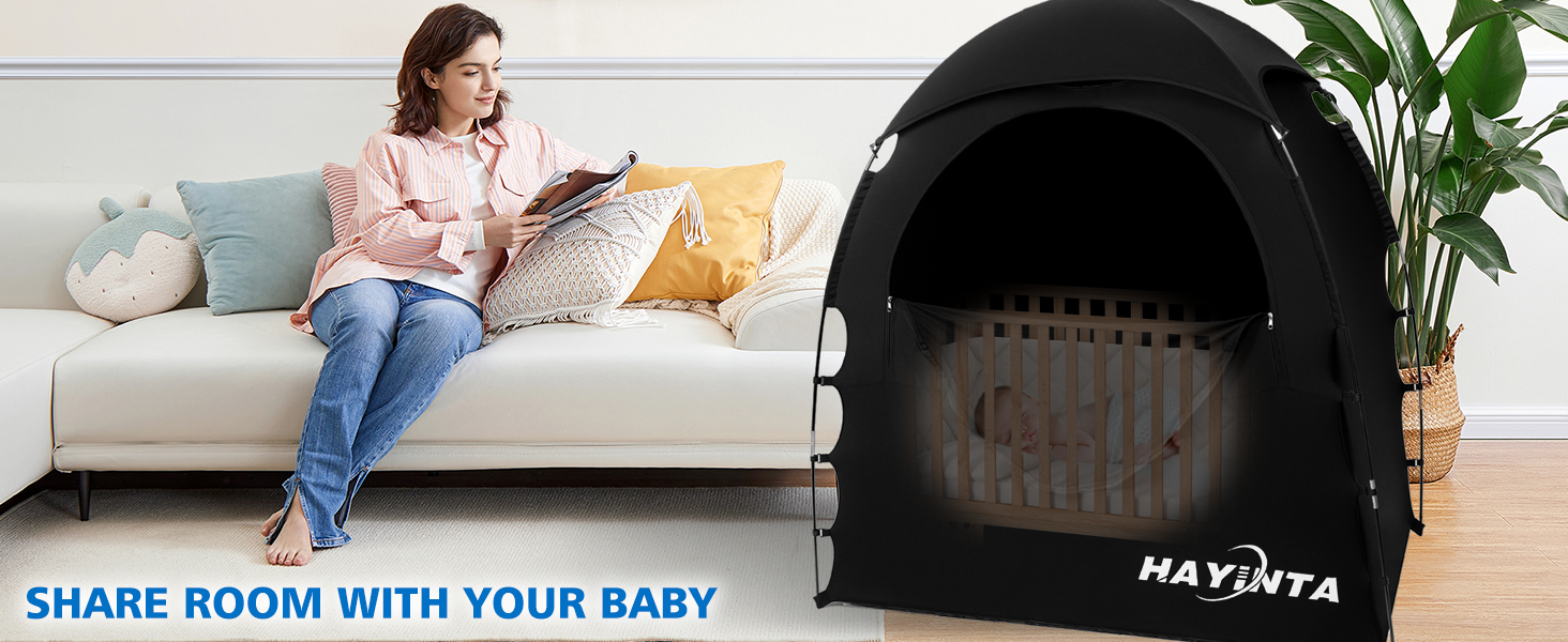 blackout baby tent