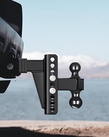 Koerdo Adjustable Trailer Hitch -Drop Hitch with 2.5 inch Receiver-6inch Drop/Rise, 2