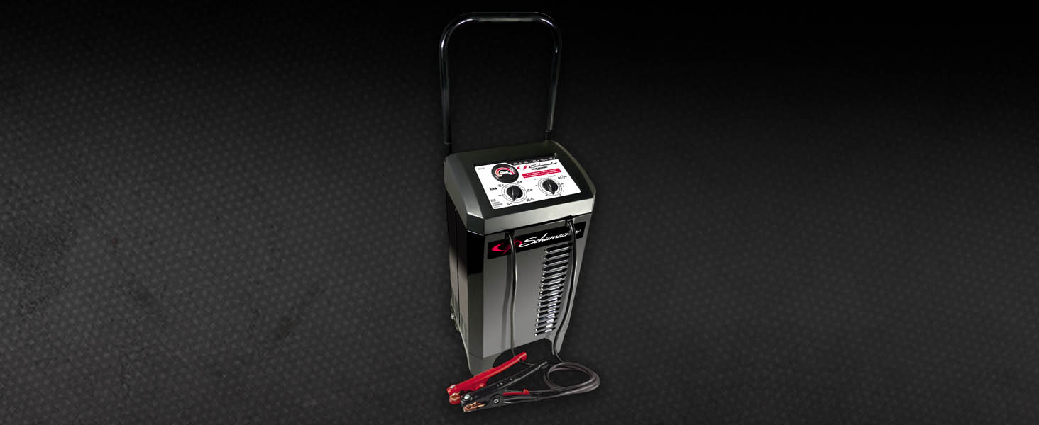 Schumacher SC1565 200A 12V Manual Wheeled Battery Charger and Jump Starter