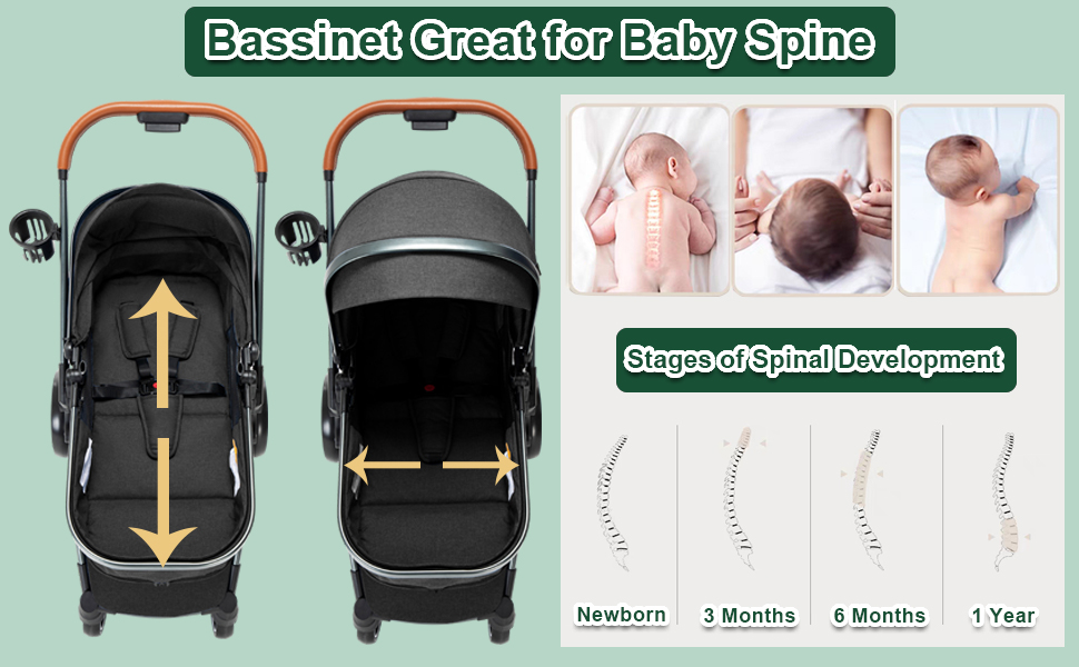 baby strollers for newborns and black