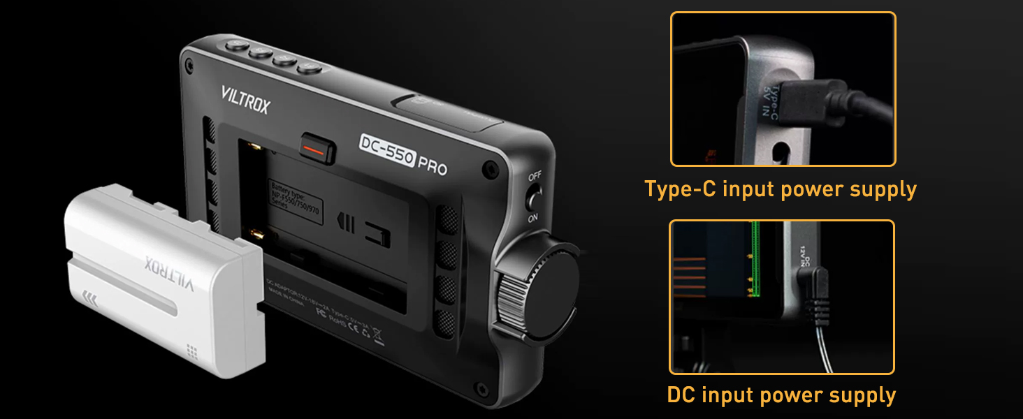 VILTROX DC-550 Camera Field Monitor