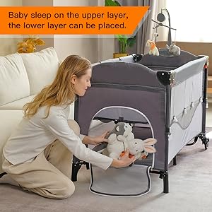 Baby Bassinet Bedside Cribs