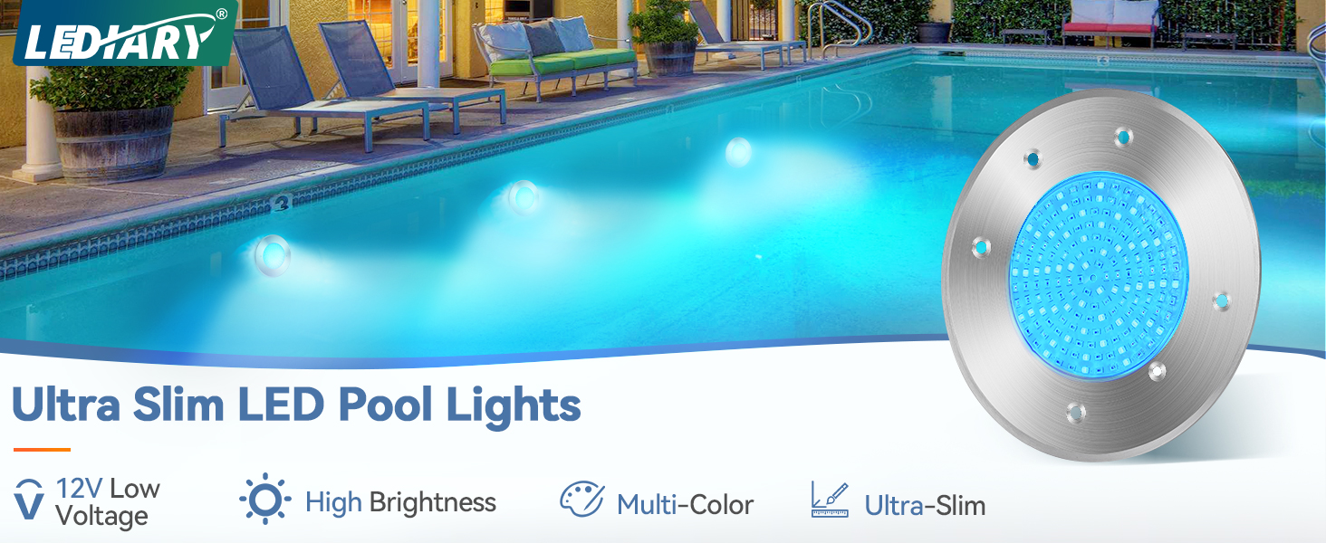 pool lights for inground pool