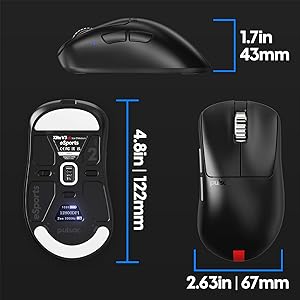 Pulsar Gaming Gears Xlite V3 eS Wireless Gaming Mouse Black