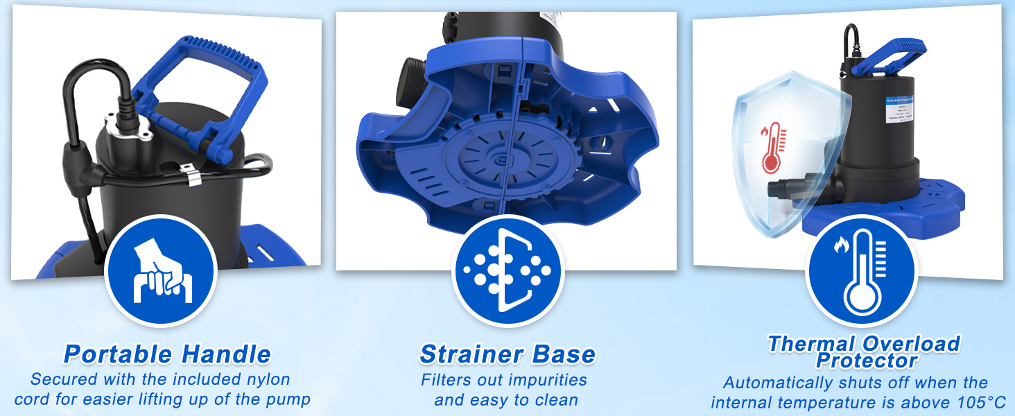 automatic pool cover pump