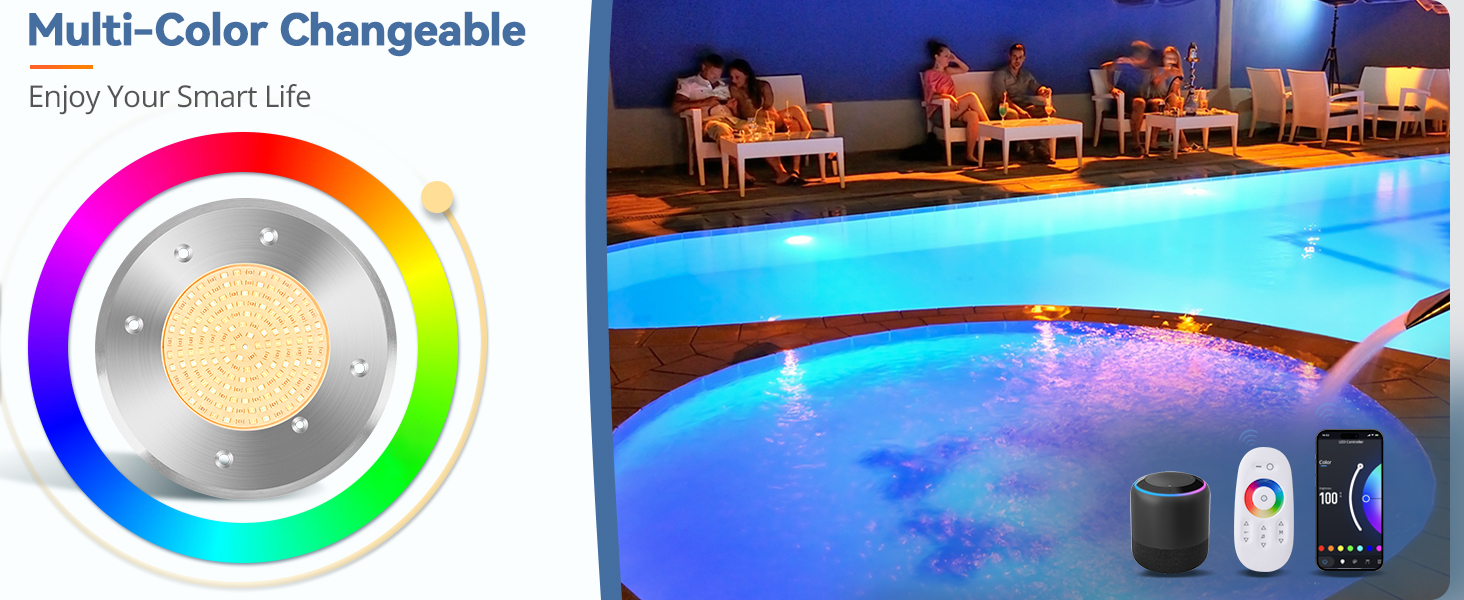 pool light for wet niche