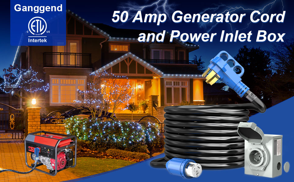 generator transfer switch 50 amp generator cord 50 amp generator inlet box