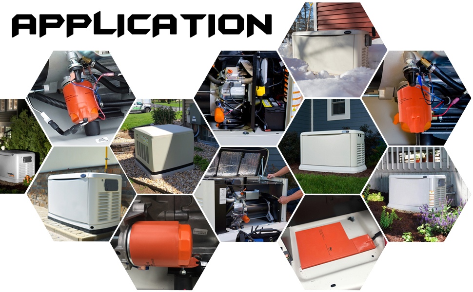 battery heating pad for Generac, oil heating kit