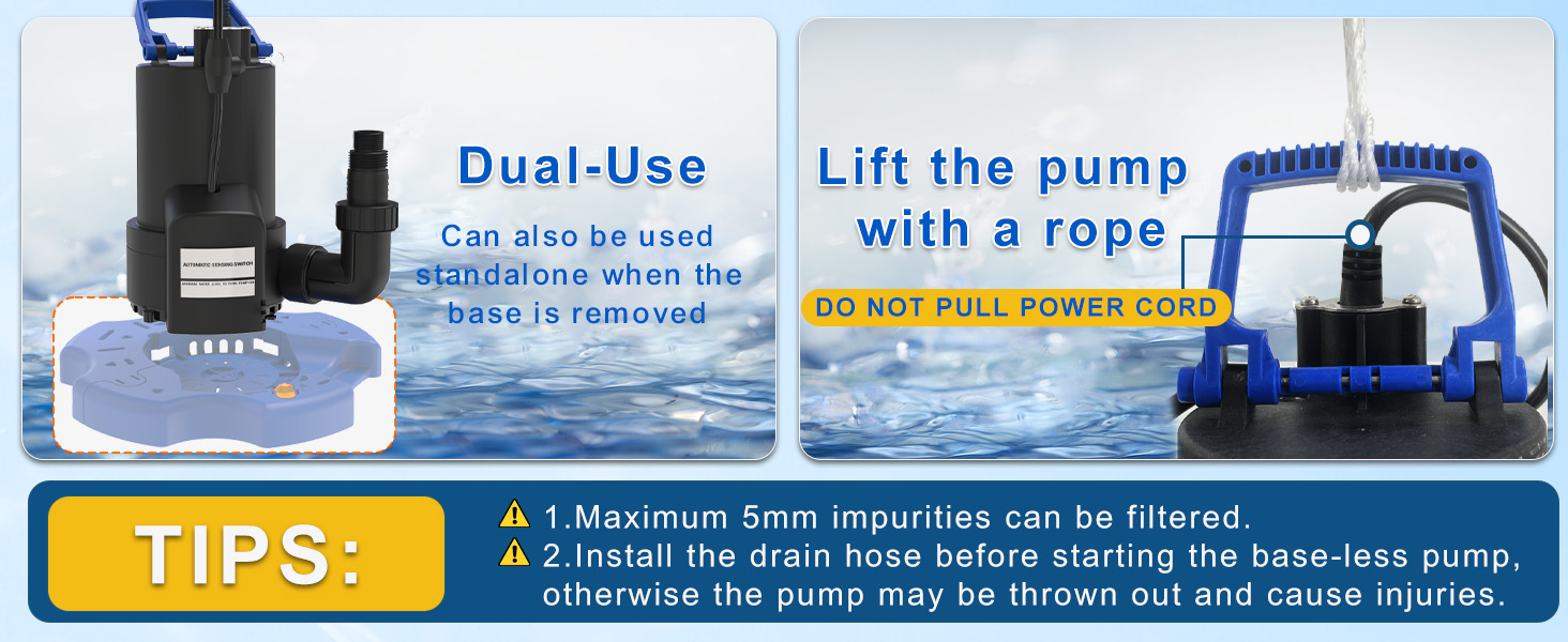 automatic pool cover pump