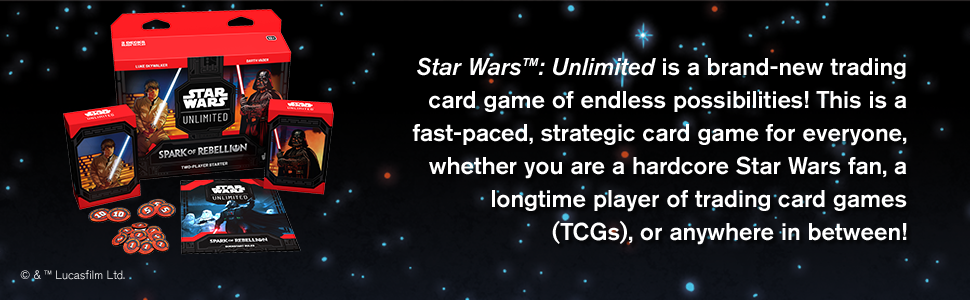 star wars unlimited card game strategy game for kids and adults two player games for game night
