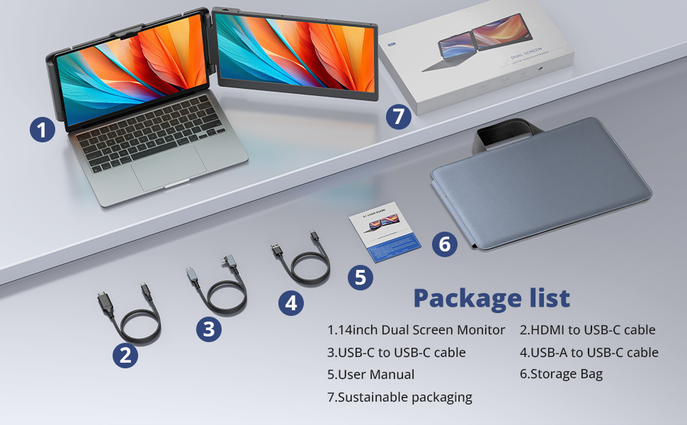 external screen for laptop portable