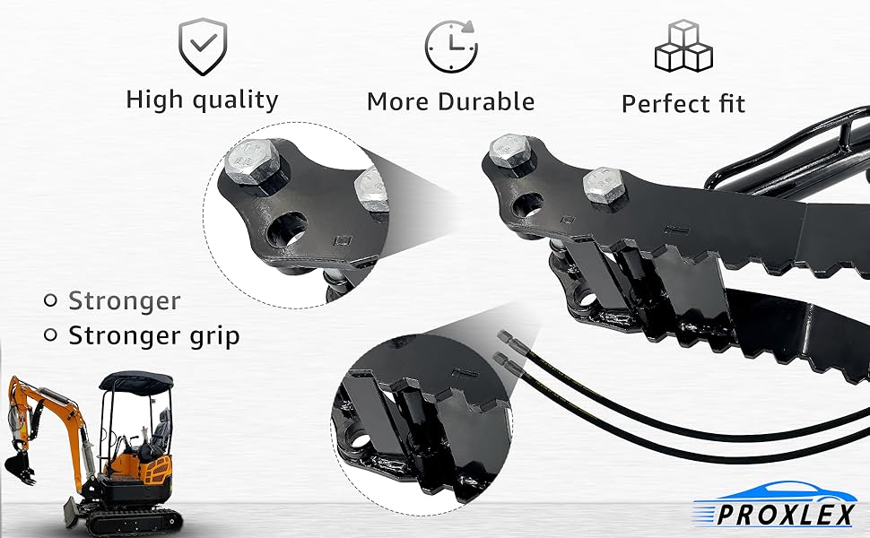 Hydraulic Thumb Clip For Mini Excavators