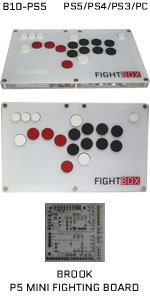 FightBox B10 All Button Leverless Arcade Fight Stick Game Controller