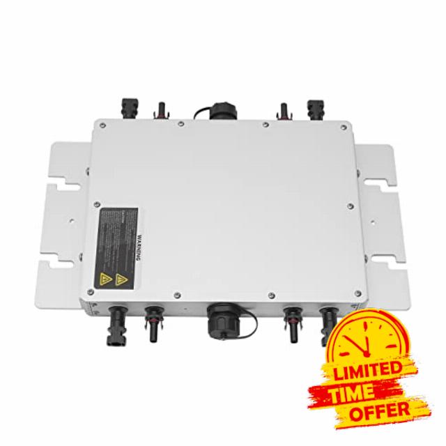 1400W Solar Grid Tie Inverter Mppt Pure Sine Wave 110V/80-160VAC Output Mirco Inverter Automatic Identification Power Inverters