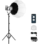 GVM 150W RGB Video Light Kit, 2700K~7500K Bi-Color LED Video Light Photography Studio Lighting Ki...