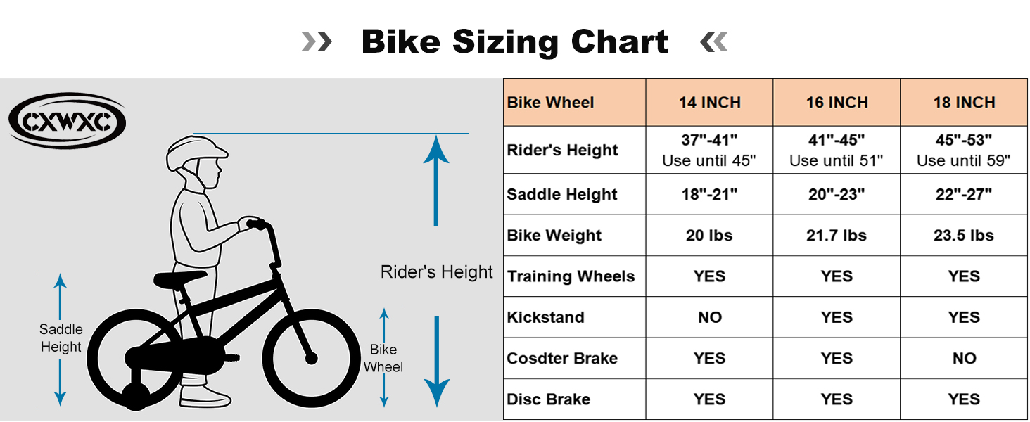 14 16 18 inch kids bike boys girls bike