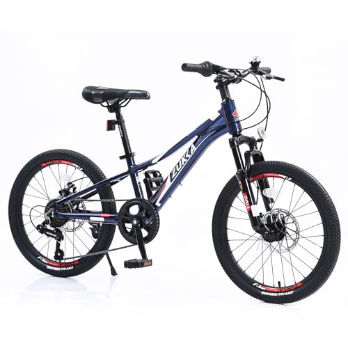7 Speeds Drivetrain Kids Bicycle with Suspension Fork