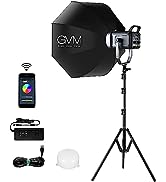 GVM 150W RGB Video Light Kit, 2700K~7500K Bi-Color LED Video Light Photography Studio Lighting Ki...