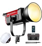 GVM 200W LED Video Light, PRO SD200B Photography Lighting Kit with Bluetooth Mesh Network/DMX Con...