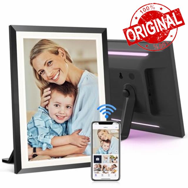 FANGOR 10.1 Inch WiFi Digital Picture Frame with LED Light