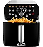 WHUTO Air Fryer, 5.8QT Air Fryer Oven with LED Digital Touchscreen, 12-in-1 Cooking Functions Air...