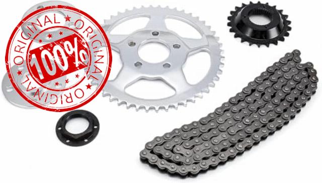MoKitDora Sportster XL Belt to Chain Drive Transmission Sprocket Conversion Kit for 2000-up Harley Sportster XL 883 1200 Models